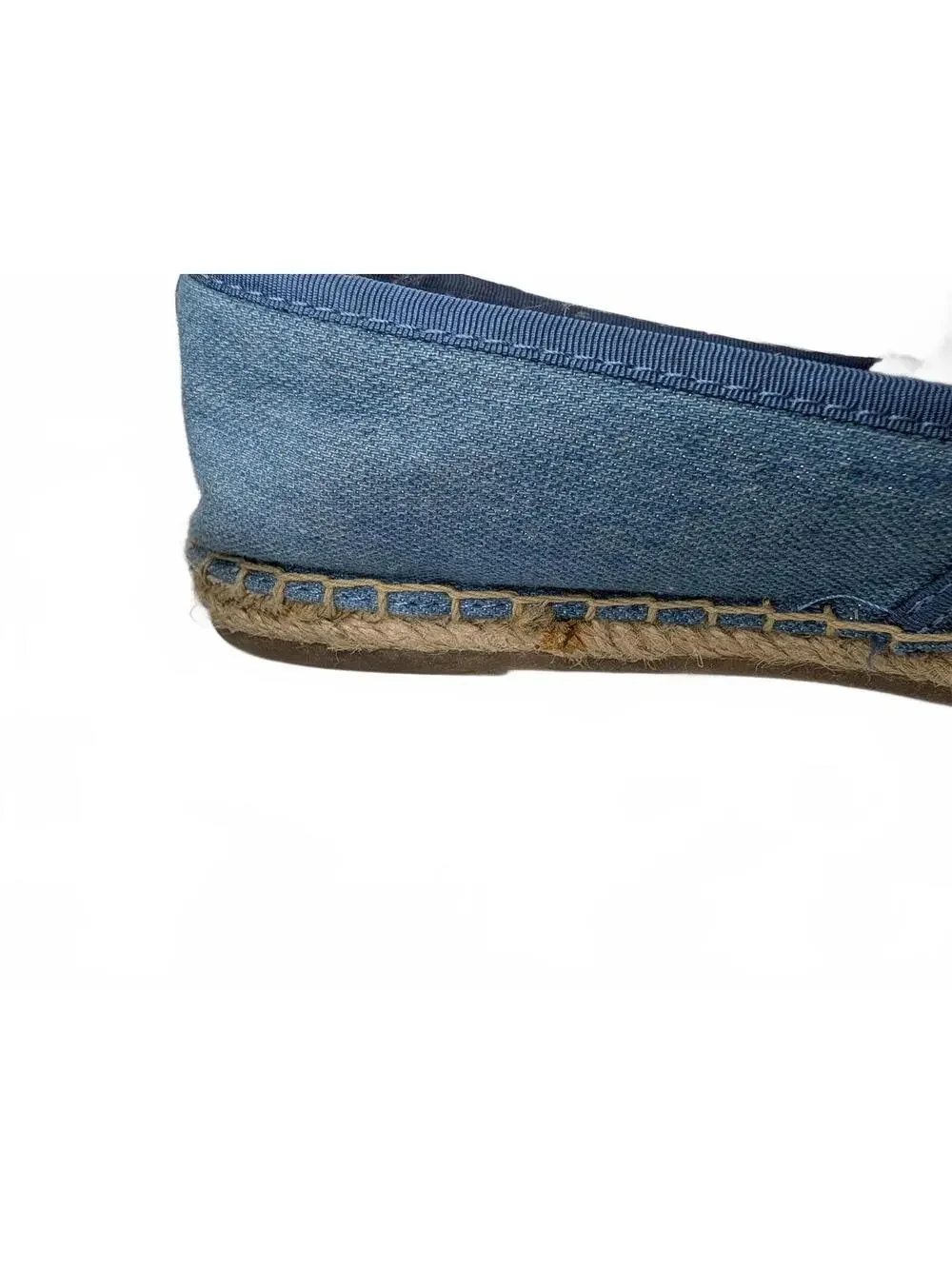 Circus by Sam Edelman Blue Denim Espadrille Flats Size 8